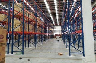 重型货架安装案例---横梁式货架安装效果图